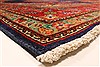 Tabriz Blue Hand Knotted 98 X 127 Area Rug 100-28128 Thumb 21
