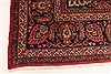 Kashan Red Hand Knotted 99 X 125  Area Rug 100-28129 Thumb 10