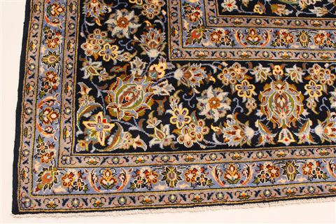 Kashan Beige Hand Knotted 117 X 172 Area Rug 100-28130 Image 13