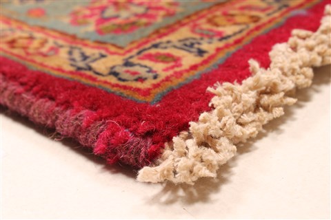 Kashmar Red Hand Knotted 97 X 130 Area Rug 100-28131 Image 10
