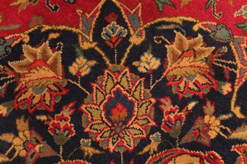 Kashmar Red Hand Knotted 97 X 130 Area Rug 100-28131 Image 11