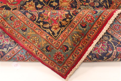 Kashmar Red Hand Knotted 97 X 130 Area Rug 100-28131 Image 4