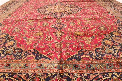 Kashmar Red Hand Knotted 97 X 130 Area Rug 100-28131 Image 6