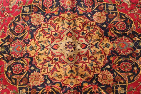 Kashmar Red Hand Knotted 97 X 130 Area Rug 100-28131 Image 8