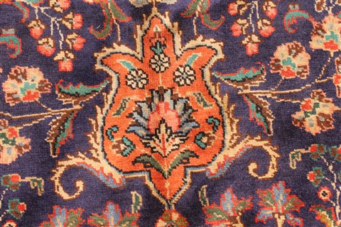 Tabriz Beige Hand Knotted 97 X 128 Area Rug 100-28132 Image 15