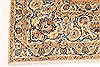 Kashan Blue Hand Knotted 103 X 131  Area Rug 100-28133 Thumb 8