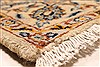 Kashan Blue Hand Knotted 103 X 131  Area Rug 100-28133 Thumb 9