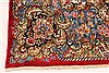 Kerman Red Hand Knotted 113 X 161  Area Rug 100-28134 Thumb 9