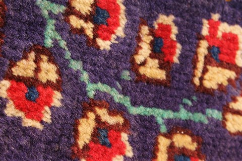 Tabriz Blue Hand Knotted 97 X 133 Area Rug 100-28135 Image 5
