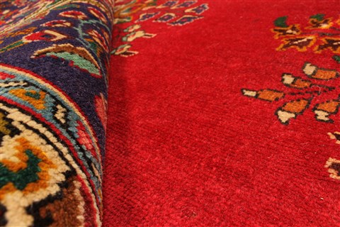 Tabriz Blue Hand Knotted 97 X 133 Area Rug 100-28135 Image 7