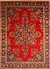 Tabriz Blue Hand Knotted 97 X 133  Area Rug 100-28135 Thumb 0