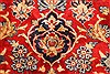 Isfahan Red Hand Knotted 98 X 131  Area Rug 100-28137 Thumb 13