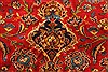 Kashan Red Hand Knotted 99 X 134  Area Rug 100-28138 Thumb 13