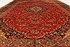 Kashan Red Hand Knotted 99 X 134  Area Rug 100-28138 Thumb 7