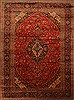 Kashan Red Hand Knotted 99 X 134 Area Rug 100-28138 Thumb 0