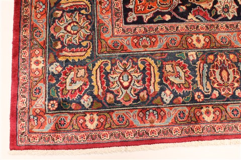Kashan Red Hand Knotted 97 X 1210 Area Rug 100-28139 Image 14