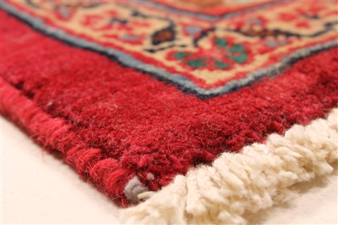 Kashan Red Hand Knotted 97 X 1210 Area Rug 100-28139 Image 15