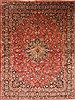 Kashan Red Hand Knotted 97 X 1210 Area Rug 100-28139 Thumb 0