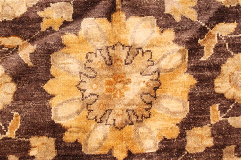 Pishavar Beige Hand Knotted 120 X 176 Area Rug 250-28140 Image 10