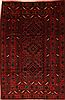 Baluch Red Hand Knotted 71 X 106  Area Rug 253-28142 Thumb 0