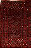 Baluch Red Hand Knotted 71 X 106 Area Rug 253-28142 Thumb 0