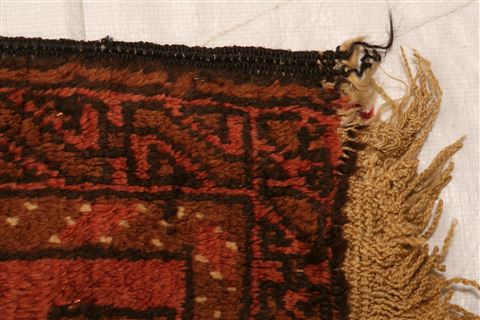 Baluch Brown Runner Hand Knotted 43 X 811 Area Rug 253-28144 Image 4