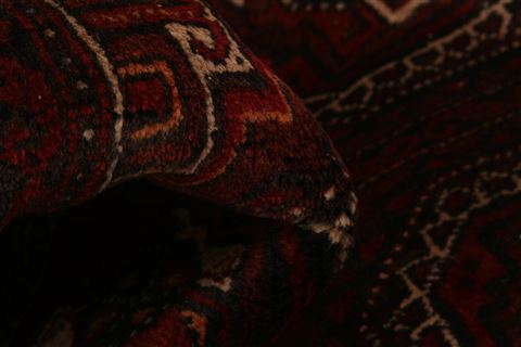 Baluch Red Hand Knotted 30 X 60 Area Rug 100-28150 Image 1
