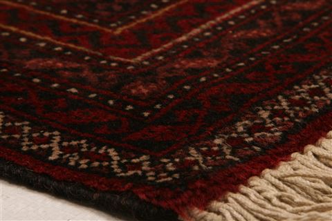 Baluch Red Hand Knotted 30 X 60 Area Rug 100-28150 Image 5