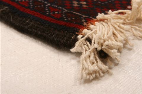 Baluch Red Hand Knotted 30 X 63 Area Rug 253-28151 Image 5
