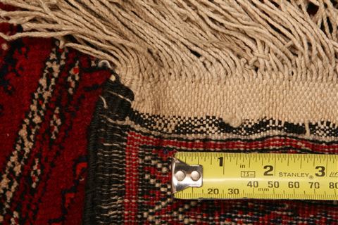 Baluch Red Hand Knotted 31 X 61 Area Rug 253-28152 Image 11