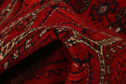 Baluch Red Hand Knotted 31 X 61 Area Rug 253-28152 Image 1