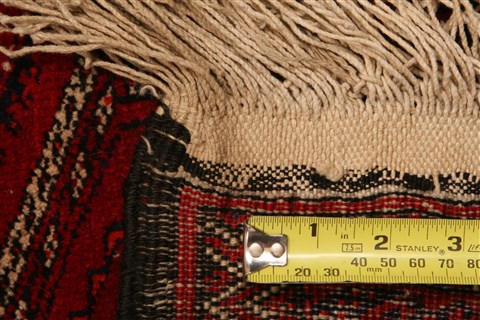 Baluch Red Hand Knotted 31 X 61 Area Rug 253-28152 Image 5