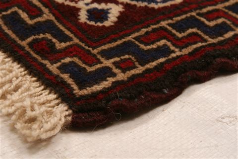 Baluch Brown Square Hand Knotted 43 X 43 Area Rug 100-28154 Image 5