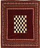 Baluch Brown Square Hand Knotted 43 X 43 Area Rug 100-28154 Thumb 0