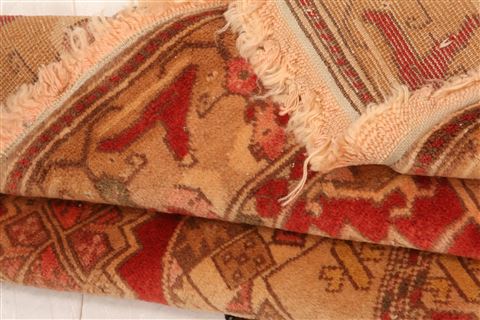 Baluch Beige Hand Knotted 310 X 64 Area Rug 100-28155 Image 3