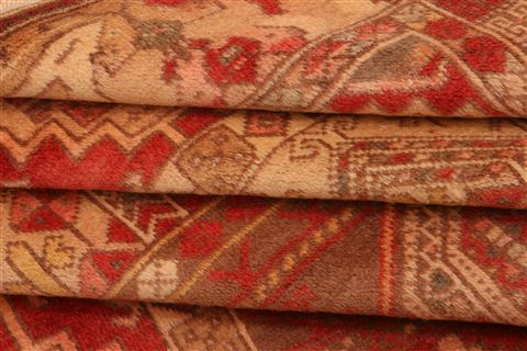 Baluch Beige Hand Knotted 310 X 64 Area Rug 100-28155 Image 4