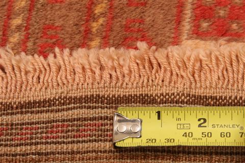 Baluch Beige Hand Knotted 310 X 64 Area Rug 100-28155 Image 5