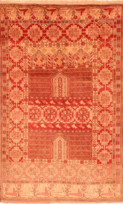 Baluch Beige Hand Knotted 310 X 64 Area Rug 100-28155 Image 0