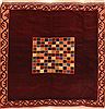 Baluch Red Square Hand Knotted 43 X 43  Area Rug 253-28156 Thumb 0