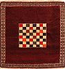 Baluch Red Square Hand Knotted 43 X 43  Area Rug 100-28157 Thumb 0