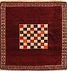 Baluch Red Square Hand Knotted 43 X 43 Area Rug 100-28157 Thumb 0