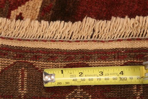 Baluch Red Hand Knotted 41 X 54 Area Rug 100-28159 Image 5