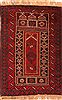 Baluch Red Hand Knotted 28 X 43  Area Rug 253-28161 Thumb 0
