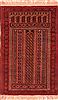 Bakhtiar Red Hand Knotted 210 X 44  Area Rug 253-28163 Thumb 0