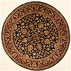 Jaipur Black Round Hand Knotted 80 X 80  Area Rug 250-28168 Thumb 0