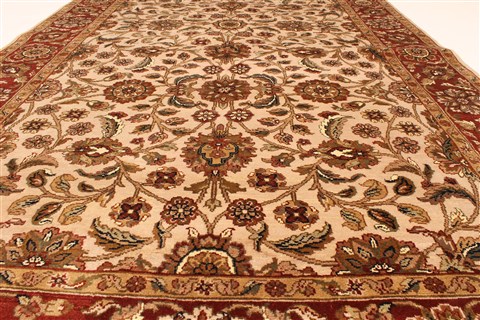 Jaipur Beige Hand Knotted 60 X 90 Area Rug 250-28206 Image 10