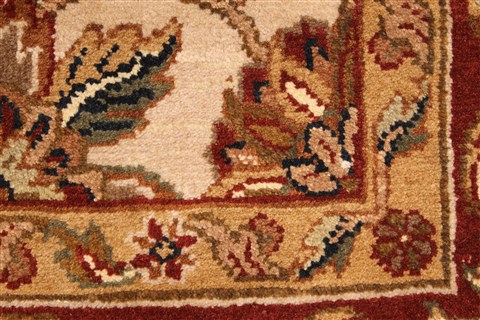 Jaipur Beige Hand Knotted 60 X 90 Area Rug 250-28206 Image 4