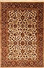 Jaipur Beige Hand Knotted 60 X 90  Area Rug 250-28206 Thumb 0