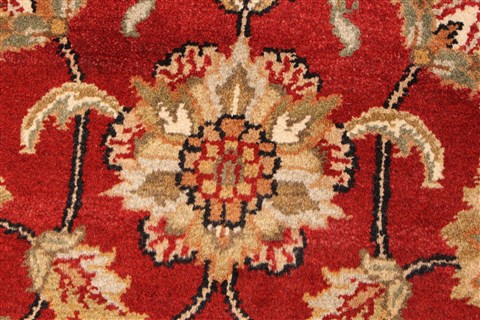 Jaipur Red Hand Knotted 60 X 90 Area Rug 250-28207 Image 3