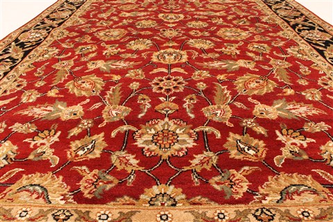 Jaipur Red Hand Knotted 60 X 90 Area Rug 250-28207 Image 9